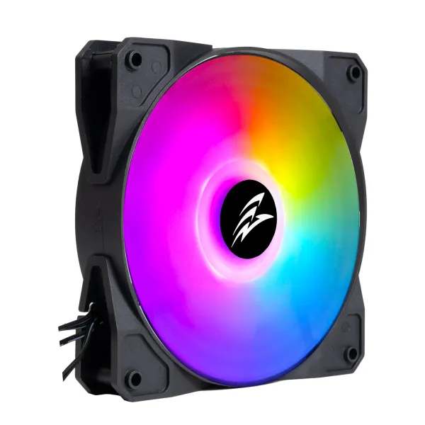 EVOLVEO 12FM ventilátor 120mm, ARGB, čierny rám, master