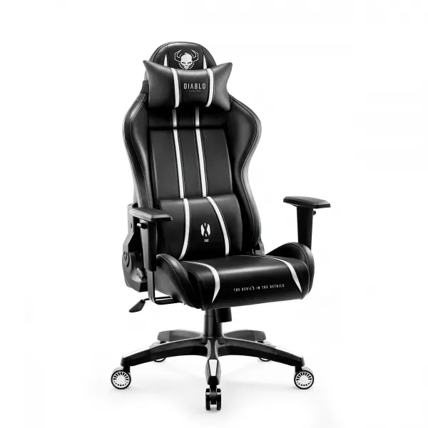 Otočné kreslo Normal Diablo X-One 2.0 čierna/biely