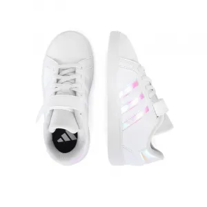 Dievčenská rekreačná obuv ADIDAS Grand Court 2.0 K cloud white iridescent cloud white