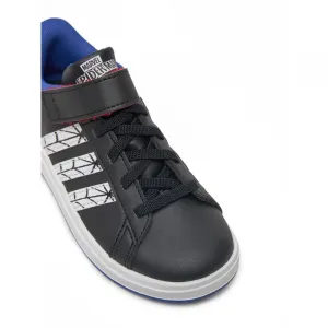 Chlapčenská rekreačná obuv ADIDAS Grand Court Marvel Spider-Man K core black cloud white semi lucid blue