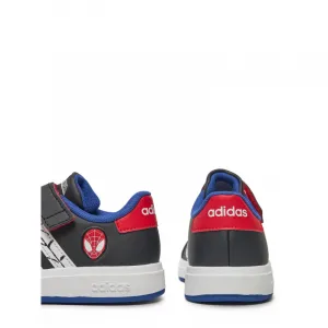 Chlapčenská rekreačná obuv ADIDAS Grand Court Marvel Spider-Man K core black cloud white semi lucid blue