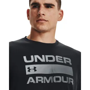Pánske tričko s krátkym rukávom UNDER ARMOUR UA TEAM ISSUE WORDMARK SS-BLK