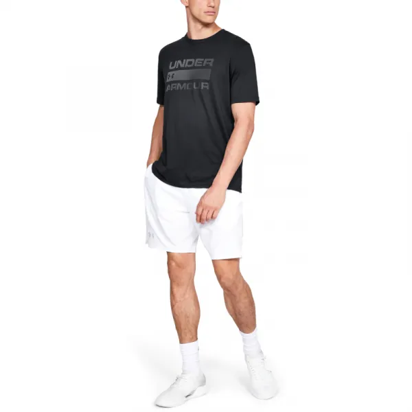 Pánske tričko s krátkym rukávom UNDER ARMOUR UA TEAM ISSUE WORDMARK SS-BLK