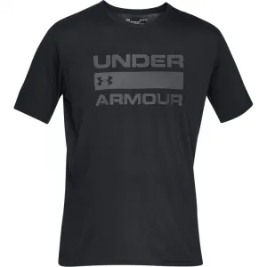 Pánske tričko s krátkym rukávom UNDER ARMOUR UA TEAM ISSUE WORDMARK SS-BLK
