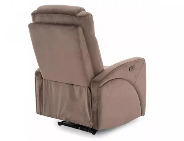 Signal Elektrické polohovací křeslo KRONOS Velvet cappuccino