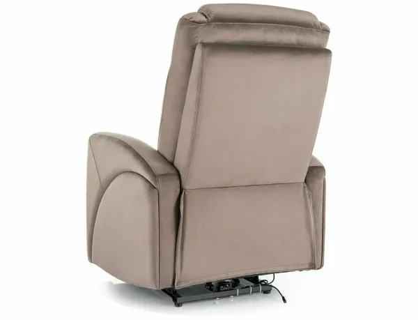Signal Elektrické polohovací křeslo KRONOS Velvet cappuccino