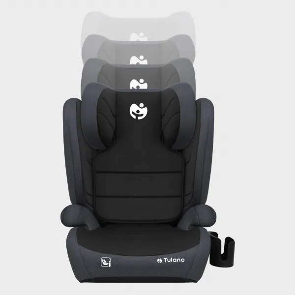 Autosedačka Tulano Joy 35 Black - Grey ISOFIX 100-150cm I-Size