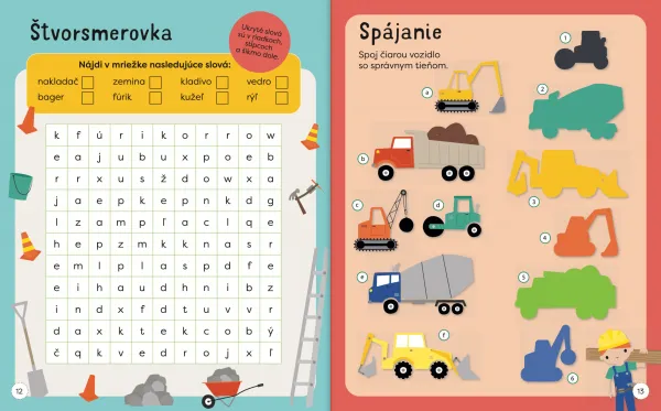 Moje báječné stavenisko Kniha samolepkových aktivít