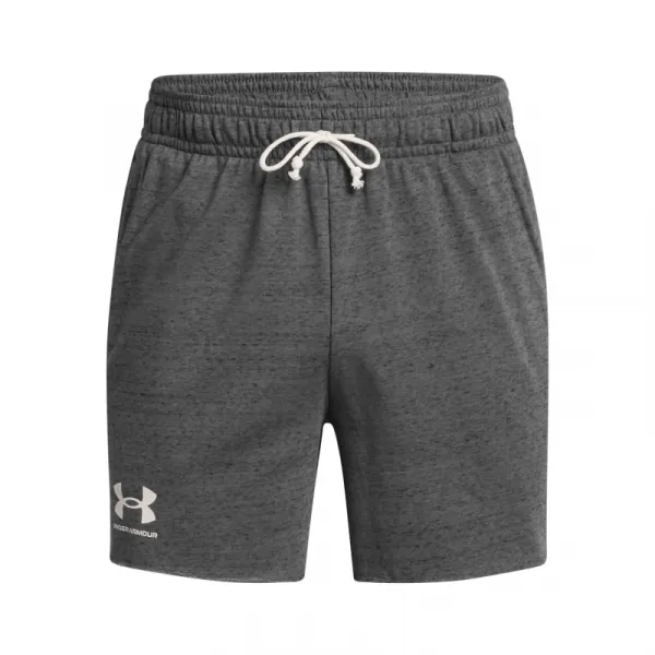 Pánske teplákové kraťasy UNDER ARMOUR UA Rival Terry 6in Short-GRY