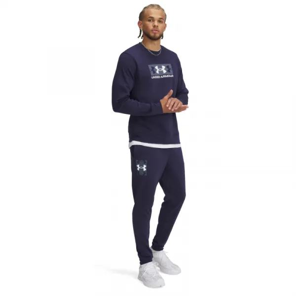 Pánske tepláky UNDER ARMOUR UA Rival Terry Logo JoggerQ2-BLU