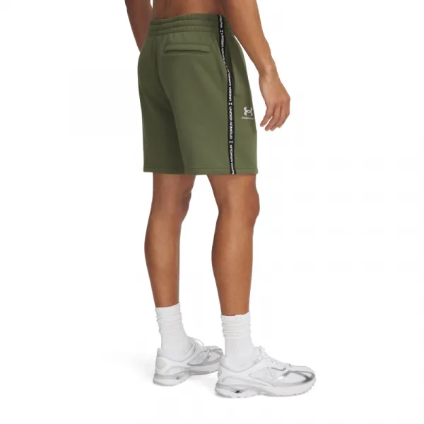 Pánske teplákové kraťasy UNDER ARMOUR UA Icon Fleece Short Taping-GRN
