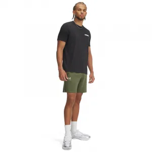 Pánske teplákové kraťasy UNDER ARMOUR UA Icon Fleece Short Taping-GRN