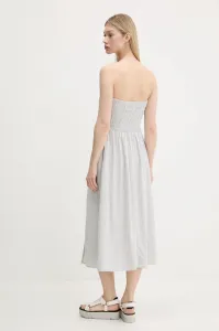 Ľanové šaty Hollister Co.