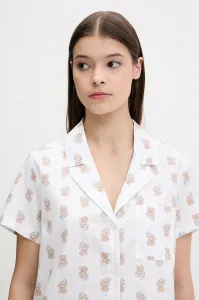 Bavlnená pyžamová košeľa Hollister Co.