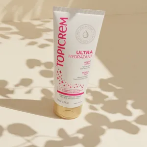 Topicrem UH BODY Ultra-Moisturizing Pearly Body telové mlieko na citlivú pokožku s perleťovým leskom 200 ml