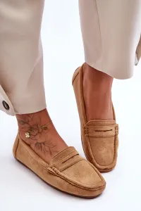 Boto Ženské ťavové lenvie semišové mokasy