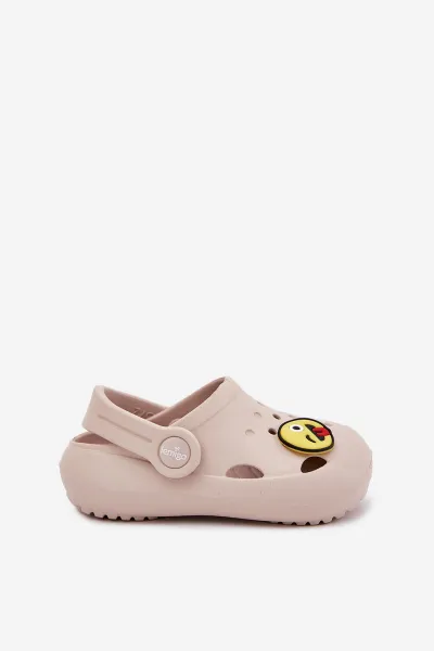 Boto Detské Pěnové Šľapky S Potlačou Béžové LEMIGOSE 880