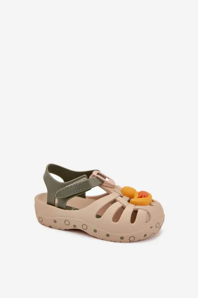 Detské Sandále Na Suchý Zips 83619 Béžové Ipanema Summer XV Baby
