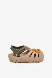 Detské Sandále Na Suchý Zips 83619 Béžové Ipanema Summer XV Baby