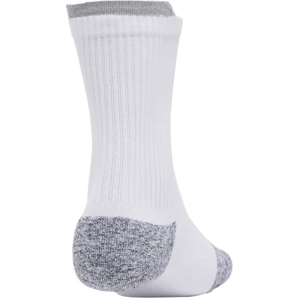 Under Armour RUN CUSHION 3PK Ponožky, biela, veľkosť