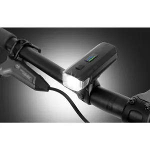 One LUMIX 500 Predné svetlo na bicykel, čierna, veľkosť