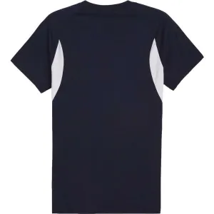 Puma TEAMEVOSTRIPE TEE Pánske tričko, tmavo modrá, veľkosť