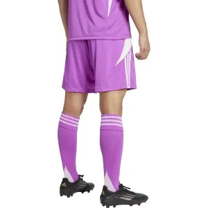 adidas TIRO24 SHORTS Pánske futbalové šortky, fialová, veľkosť