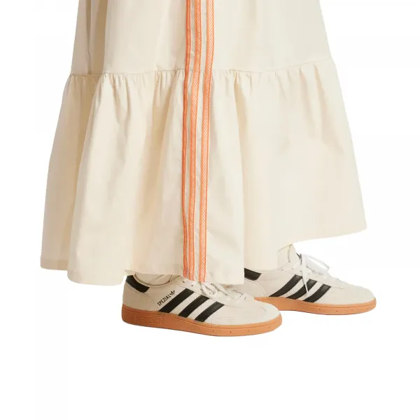 Sukňa adidas Originals Skirt béžová farba, maxi, áčkový strih, KC0768