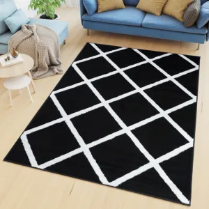 Koberec LUXURY L889C PP ESM čierny