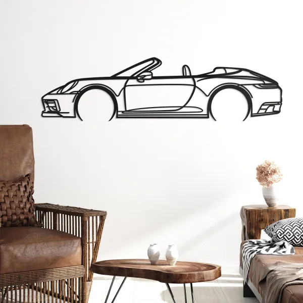 Porsche 911 - Drevený obraz