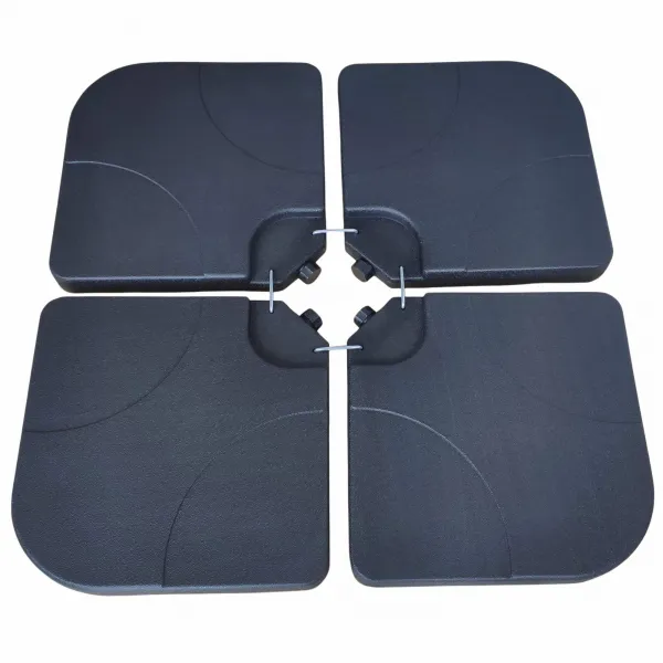 Ak furniture Podstavec pod slunečník UB50 černý