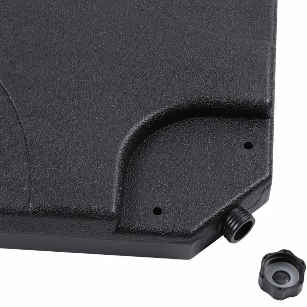 Ak furniture Podstavec pod slunečník UB50 černý