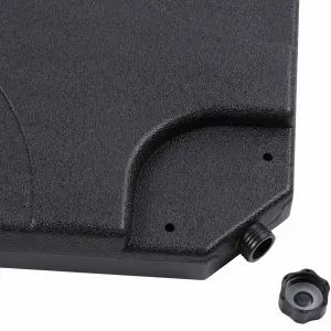 Ak furniture Podstavec pod slunečník UB50 černý