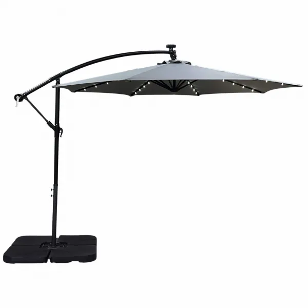 Ak furniture Podstavec pod slunečník UB50 černý