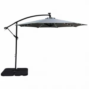 Ak furniture Podstavec pod slunečník UB50 černý