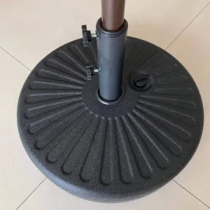 Ak furniture Podstavec pod slnečník UB51 čierny