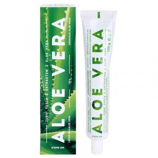 White Pearl Smile Aloe Vera zubná pasta pre zdravé zuby a ďasná 120 g