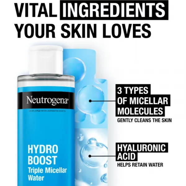 Neutrogena Hydro Boost® micelárna voda 3v1 400 ml