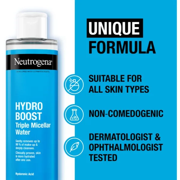 Neutrogena Hydro Boost® micelárna voda 3v1 400 ml