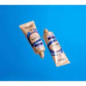 Lirene ALL DAY MATT! zmatňujúci fluidný make-up pre dlhotrvajúci efekt odtieň 12 Natural 30 ml