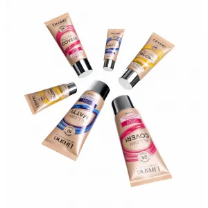 Lirene ALL DAY GLOW! rozjasňujúci fluidný make-up pre dlhotrvajúci efekt odtieň 02 Natural 30 ml