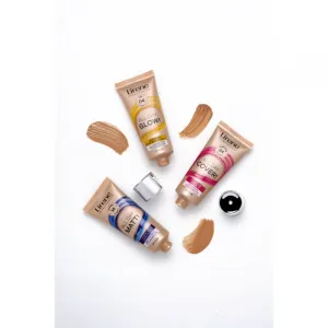 Lirene ALL DAY GLOW! rozjasňujúci fluidný make-up pre dlhotrvajúci efekt odtieň 02 Natural 30 ml