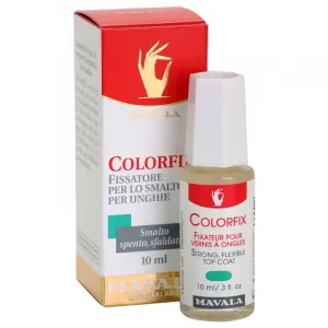 Mavala Nail Beauty Colorfix vrchný lak na nechty pre dokonalú ochranu a intenzívny lesk 10 ml