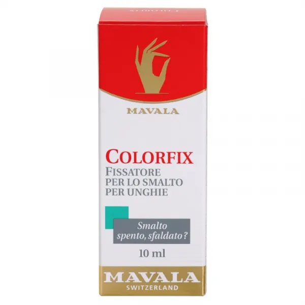 Mavala Nail Beauty Colorfix vrchný lak na nechty pre dokonalú ochranu a intenzívny lesk 10 ml