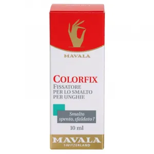 Mavala Nail Beauty Colorfix vrchný lak na nechty pre dokonalú ochranu a intenzívny lesk 10 ml