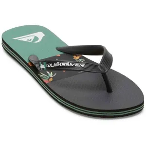 Quiksilver MOLOKAI STRIPE Pánske žabky, čierna, veľkosť 41