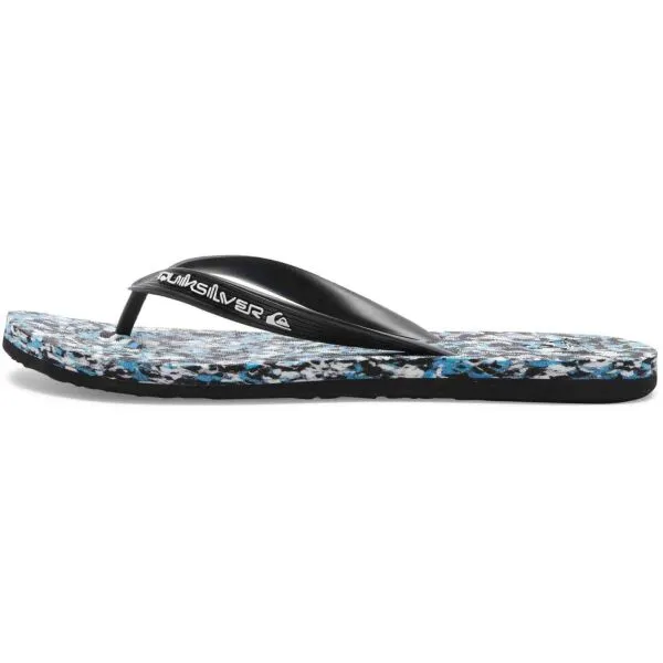 Quiksilver MOLOKAI RECYCLED Pánske žabky, čierna, veľkosť 41
