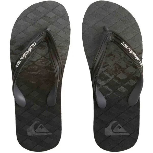 Quiksilver RIVI SLIDE Pánske šľapky, čierna, veľkosť 40