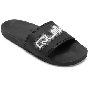 Quiksilver RIVI WORDMARK SLIDE II Pánske šľapky, čierna, veľkosť 39