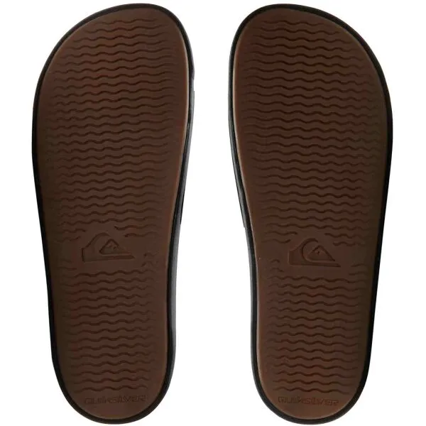 Quiksilver RIVI WORDMARK SLIDE II Pánske šľapky, čierna, veľkosť 39